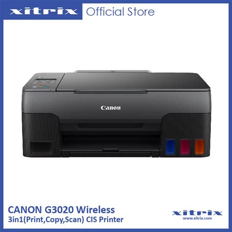 CANON G3020 Wireless 3IN1 (Print,Copy,Scan) CIS Printer.
